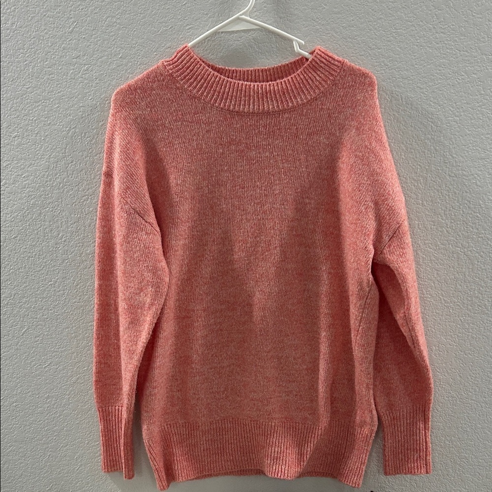 Z-Supply Silas Pullover Sweater in Pink Mock Neck Size S